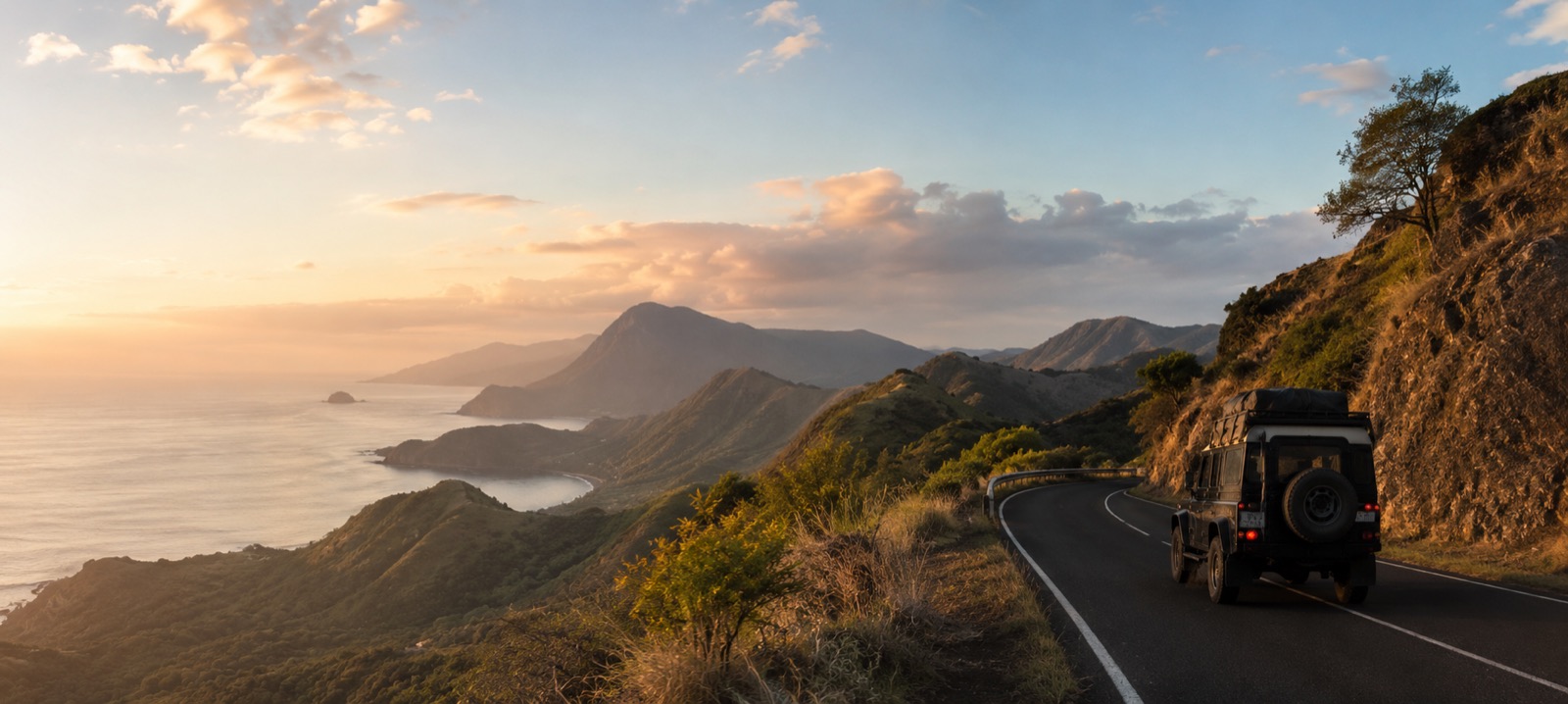 Flores coast and islands